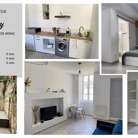 Le Cosy - T2 Avec Petite Cour Dans Centre Historique De Nerac Apartment Exterior foto